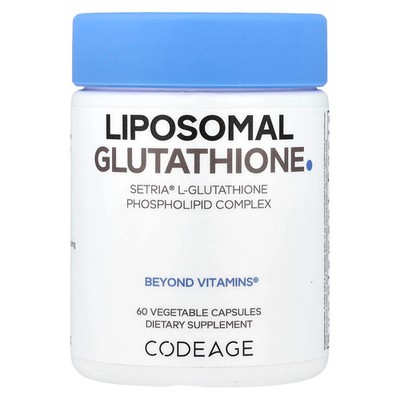 Liposomal, Glutathione, 60 Vegetable Capsules (250 mg per Capsule)