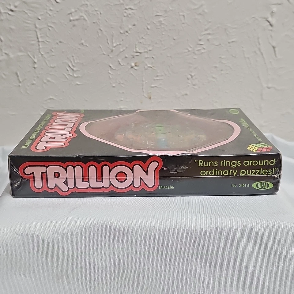 1982 Ideal Trillion Puzzle Game Vintage Rubik's Cube Brain Teaser — Hong Kong - Image 4 of 4