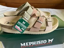 Mephisto Hyacinta Women Sandals Light Sand 40 US 10 NIB NEW