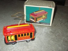 Zabawka blaszana Tin Toy Schylling Ornaments The Collector Series Kolejka linowa