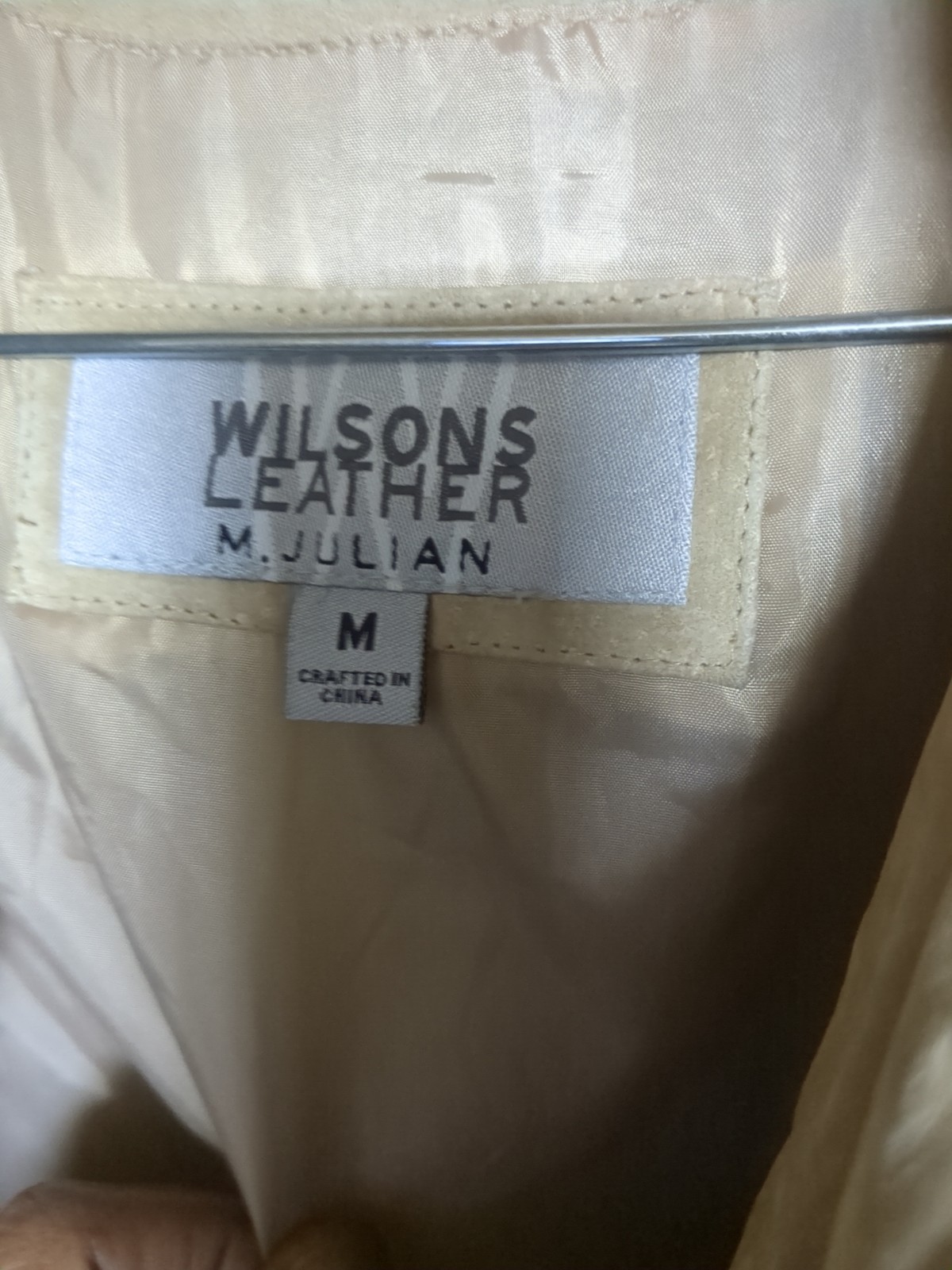 WILSONS M JULIAN Mens M Suede Leather Jacket Vintage Y2K image 3