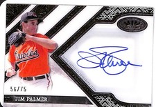 2025 Topps Tier One Clearly Perfect Auto #CPAJP Jim Palmer 56/75