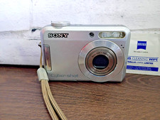 Sony Cybershot DSC-S650 7.2MP Silver - no flash - otherwise tested and working
