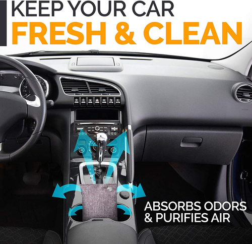 Activated Charcoal Odor Absorber for Strong Odors in Car, Closet, Shoe, Basement - Picture 5 of 12