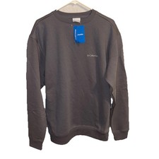  NEW Columbia Sweatshirt Men's Size Medium Gray Pullover Hart Mountain II Crew