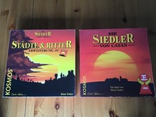 Siedler von Catan Basisspiel   +  Städte und Ritter Holzversion  komplett