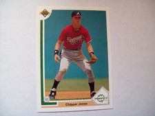 ROOKIE Chipper Jones 1991 TOP PROSPECT UPPER DECK #55 ATLANTA BRAVES MLB HOF