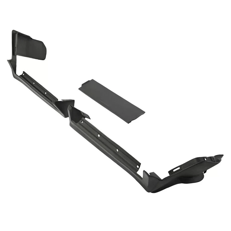 Relleno de parachoques delantero y trasero fibra de vidrio negro 7 piezas para Cadillac Seville 1980-1985 Foto 3 de 4