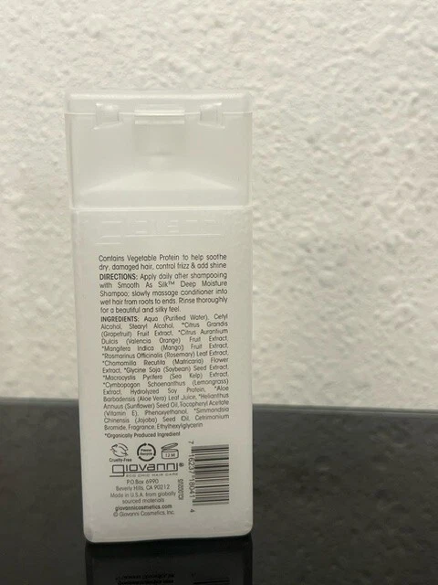 Acondicionador Giovanni Smooth as Silk hidratación profunda, 2 fl oz cada uno - Paquete de 12 Foto 3 de 4