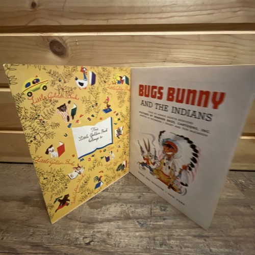 Little Golden Book Bugs Bunny and the Indians Copyright 1951 By Warner Brothers - Picture 5 of 5