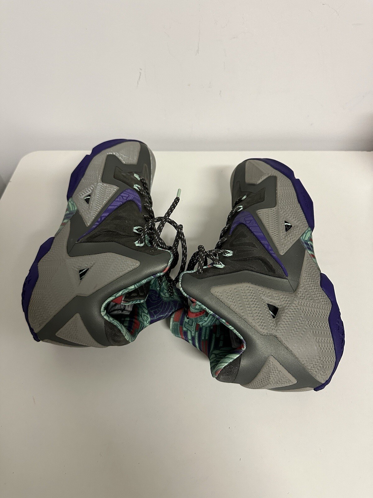 Nike Lebron 11 XI Terracotta Warrior Grey Mens 10.5 Sneakers Shoes 616175-005