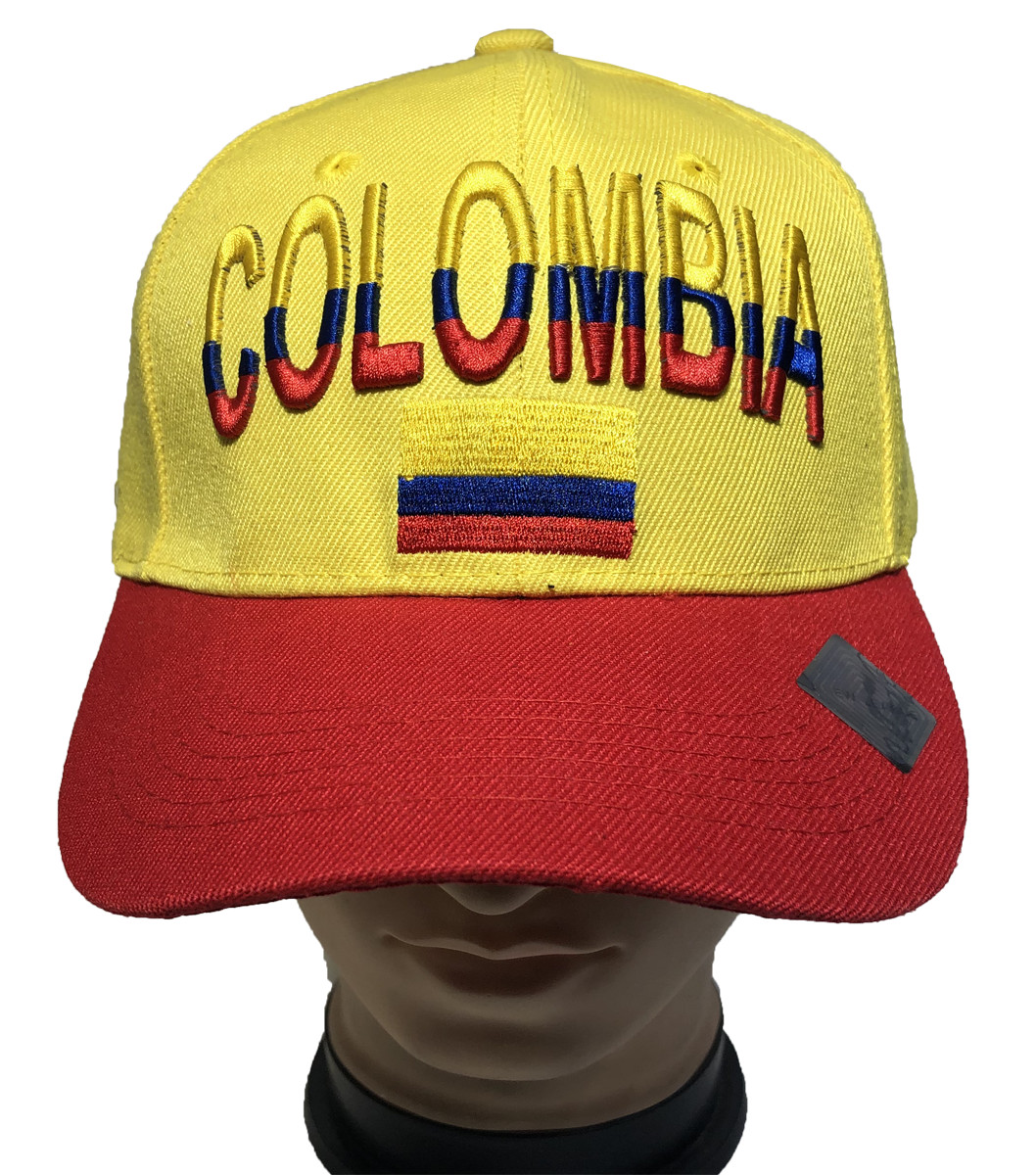 SOLD OUT COLOMBIA Flag Embroidered Adjustable Baseball Cap Hats LOT sold image 4