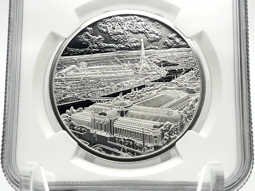 Great Britain 2024 2 Pounds CITY VIEWS Paris 1 oz Silver Proof Coin NGC PF70