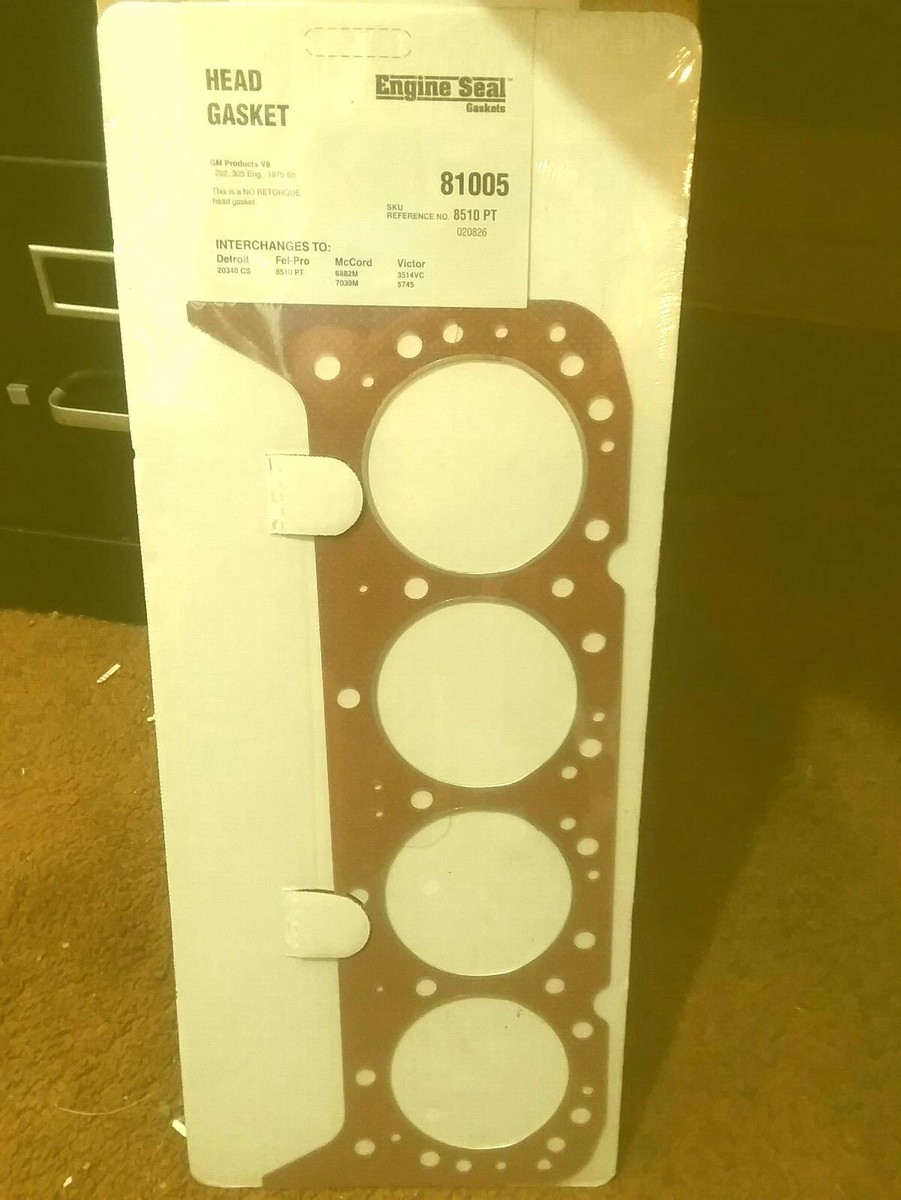 Engine Seal 81005 Fel-Pro 8510PT Head Gasket for 1975-95 GM V8 262