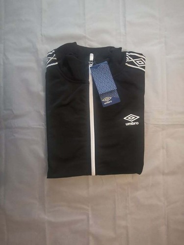 20my Umbro SPORT RETRO Casual leisure FOOTBALL Jacket Black White - Size XL