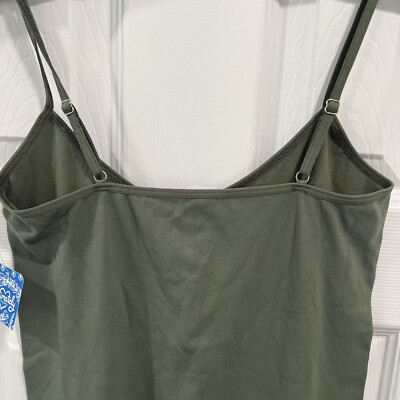 Free People Olive Green Seamless Mini Slip Dress Woman's Size M/L NWT | eBay Free People Olive Green Seamless Mini Slip Dress Woman's Size M/L NWT | eBay