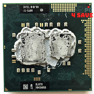 Intel Core i5-560M 2.6GHz 2-Core 3MB Socket G1 Laptop Mobile CPU Processor SLBTS