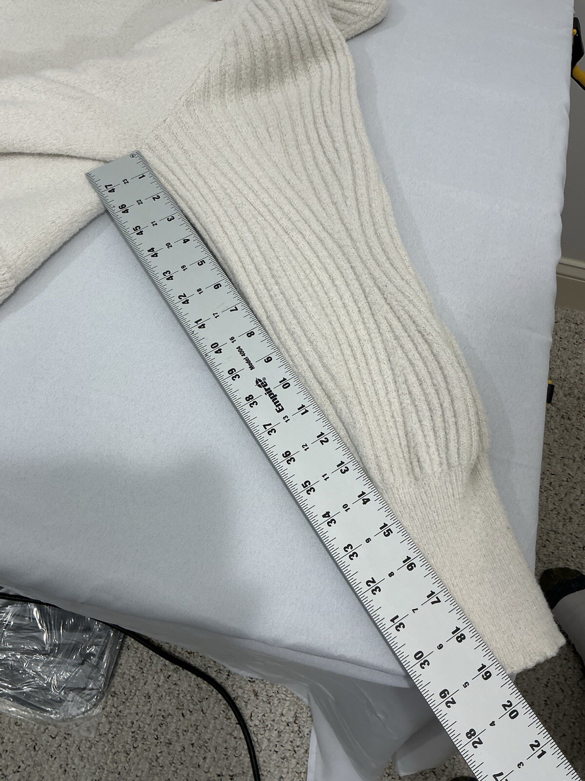 Womans Express Large Ivory Pullover Turtleneck Sw… - image 7