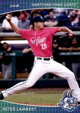 2018 Hartford Yard Goats SGA Grandstand #17 Peter Lambert San Dimas California