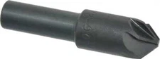 MA Ford 79050003 HSS 90° Countersink: 1/2" Head Diam, 3/8" Shank, 6 Flutes