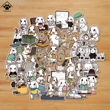 45 Sticker Pack Rabbit - Paws Gen Z Rabbit Series for Christmas Gift