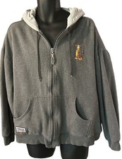 Vintage Disney Tigger Hoodie Sweatshirt Mens Sz XL Full Zip With Pockets