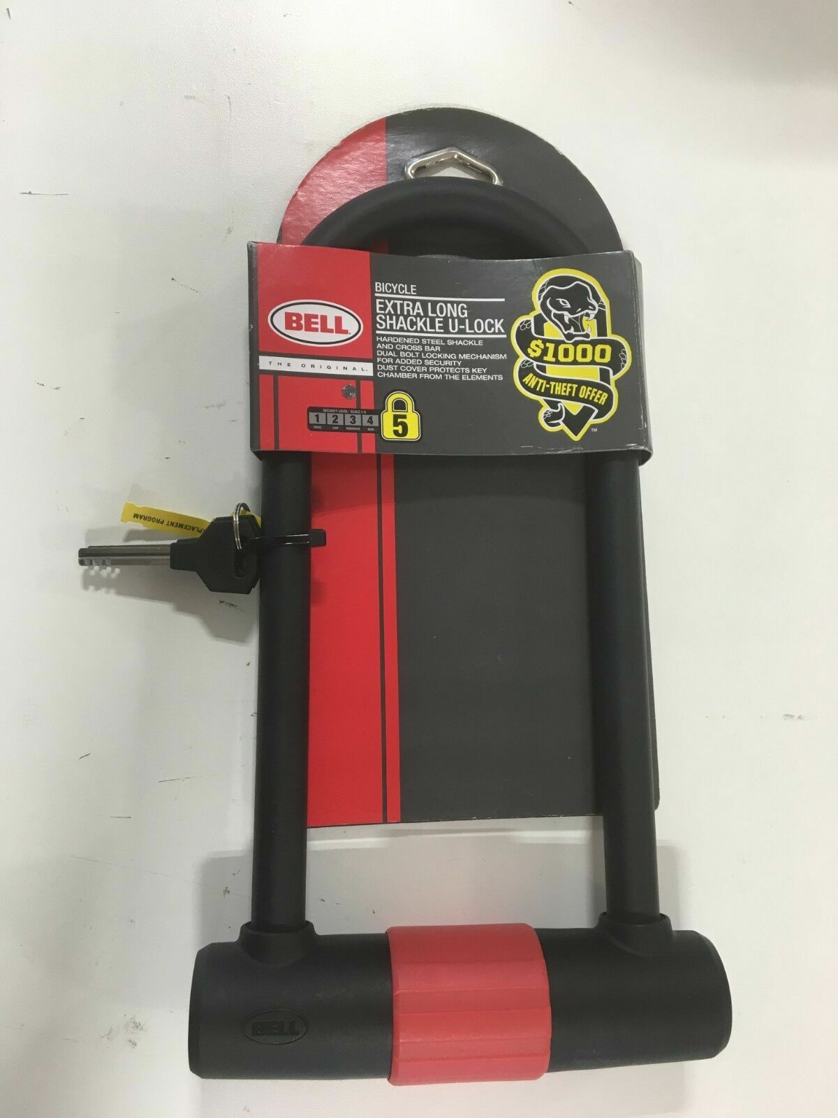 bell long shackle u lock