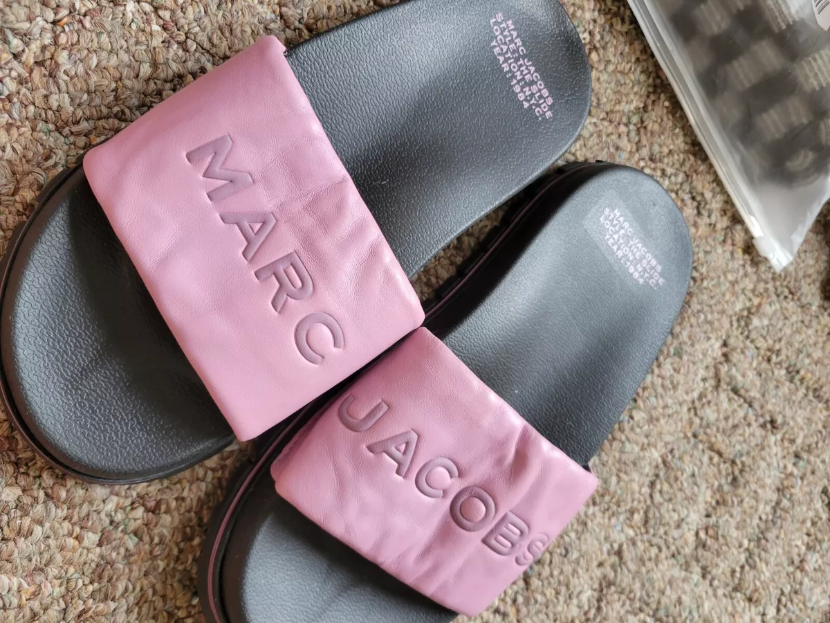 Marc jacobs slide sandals hotsell