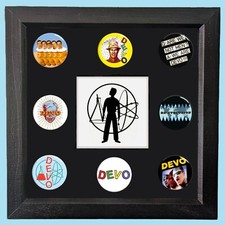 Devo 38mm (1.5") Badge Display - 8" x 8" 3D Glass Black Frame Surround