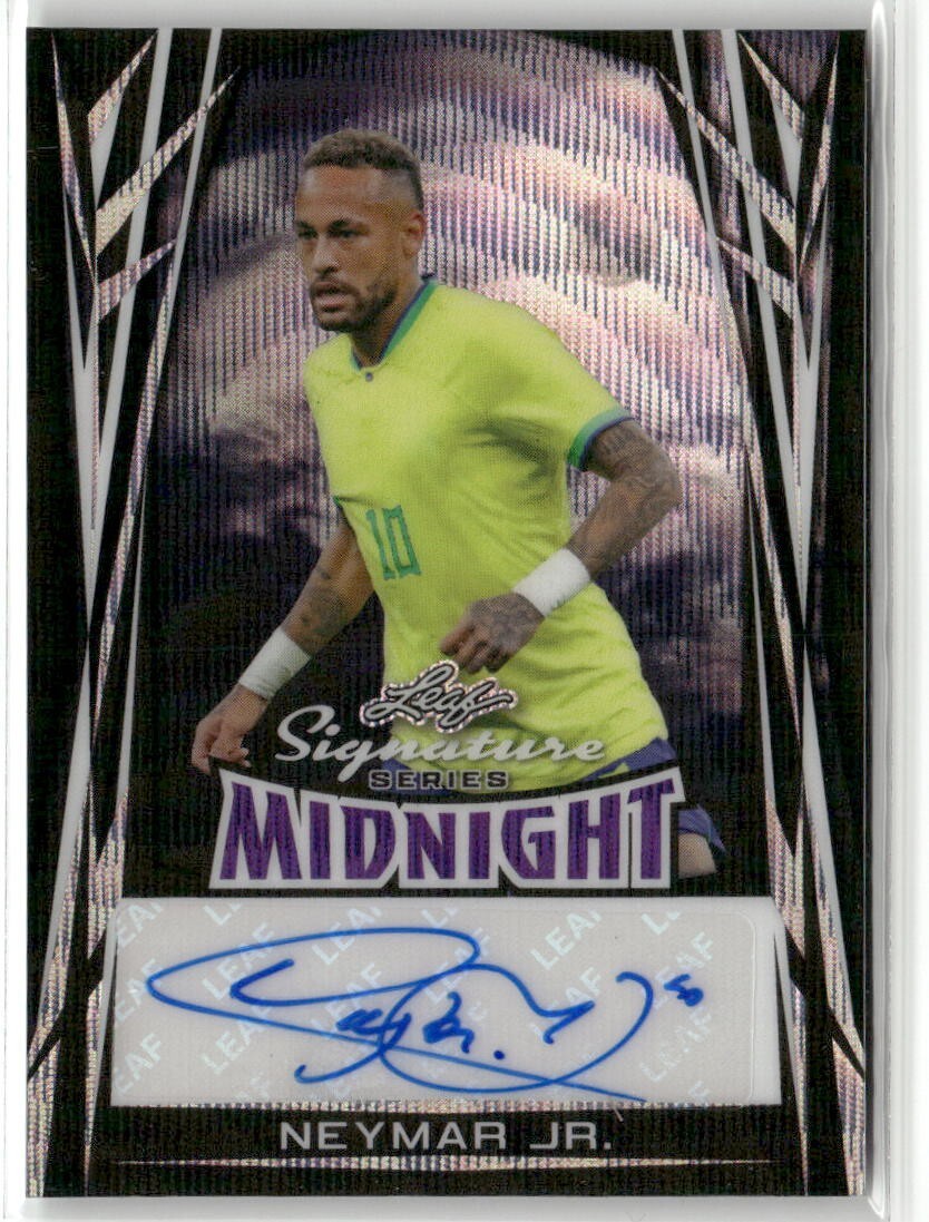 Neymar Jr 2025 Leaf Signature Series Midnight Autograph #M