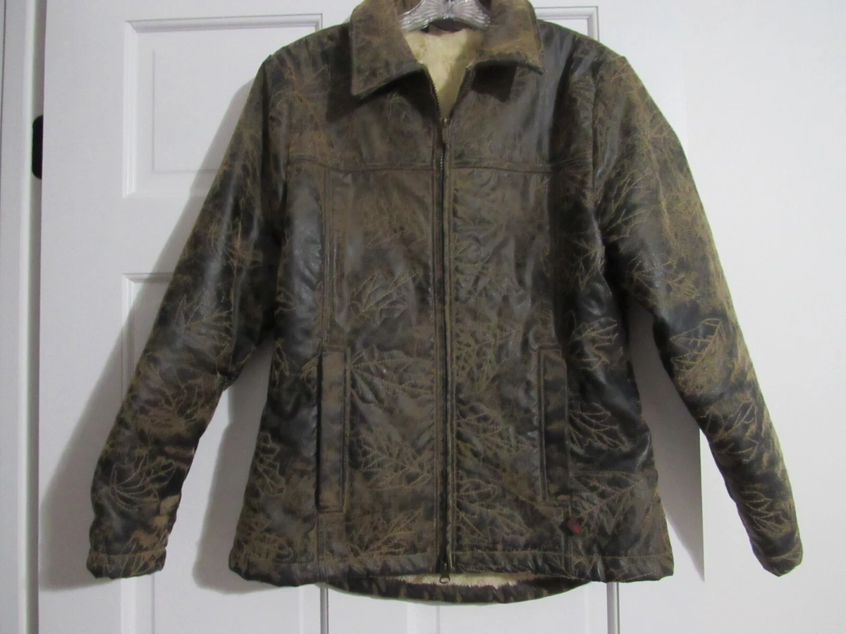 Woolrich leather jacket clearance