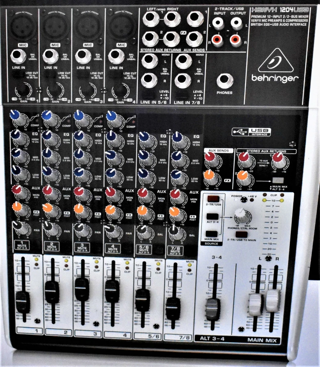 BEHRINGER ベリンガー XENYX 1204 USB ミキサー