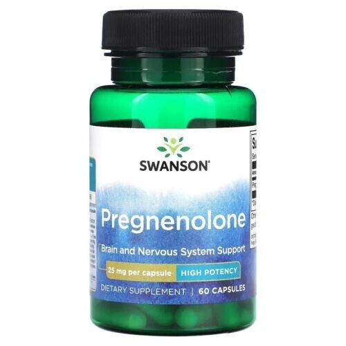PREGNENOLONA Pregnenolone 25mg 60 caps envejecer +SALUDABLE