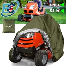 Heavy Duty Waterproof Riding Lawn Mower Cover Garden Yard Tractor UV Protection