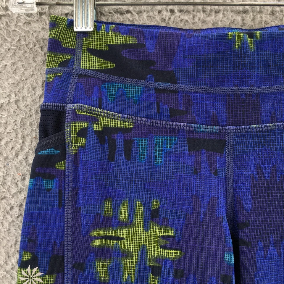 Leggings Athleta Capri Mujer XXS (real 24x17) Multicolor Tiro Bajo Pull On Foto 4 de 4