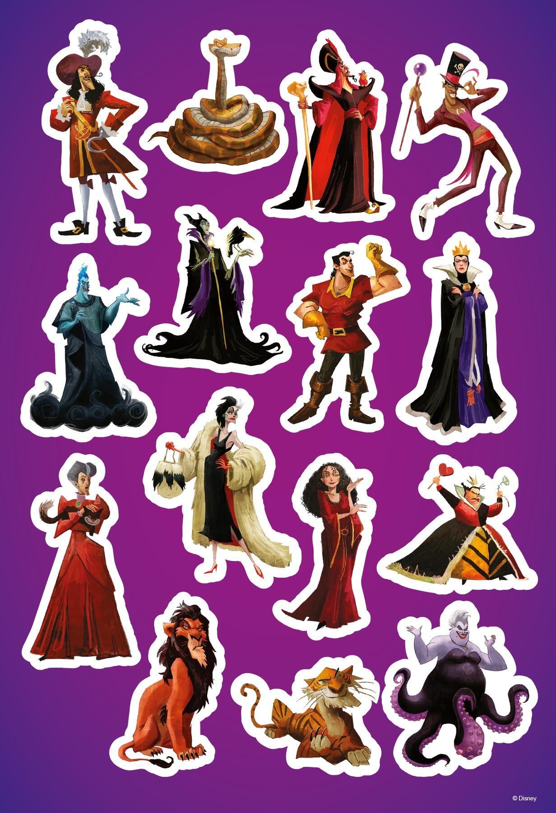 Thumbnail - Disney Villains: Der Große Villains-block Über 250 Stickr Panini