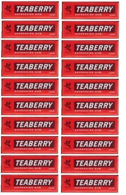 Teaberry Chewing Gum - Classic Retro Nostalgic Yummy Flavor originated by Cla...