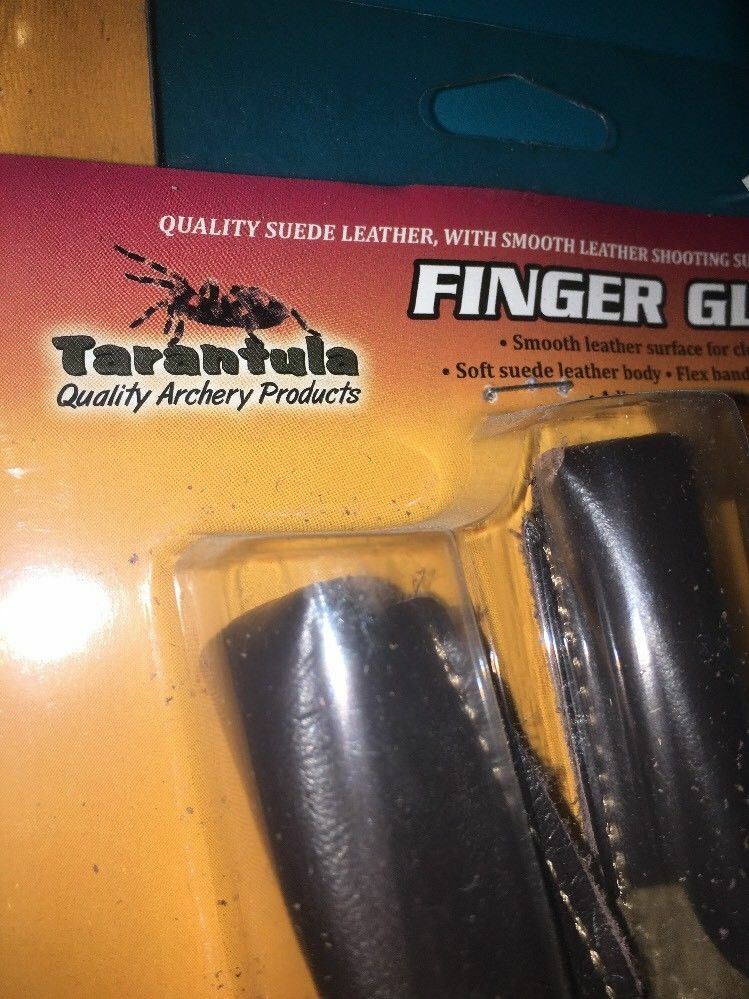 Tarantula Archery Finger Glove Small Leather Shooting Surfaces eBay