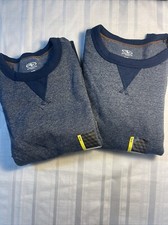 LOT OF 2 ATHLETIC WORKS FLEECE CREW SWEATSHIRTS M 8 Kids Unisex
