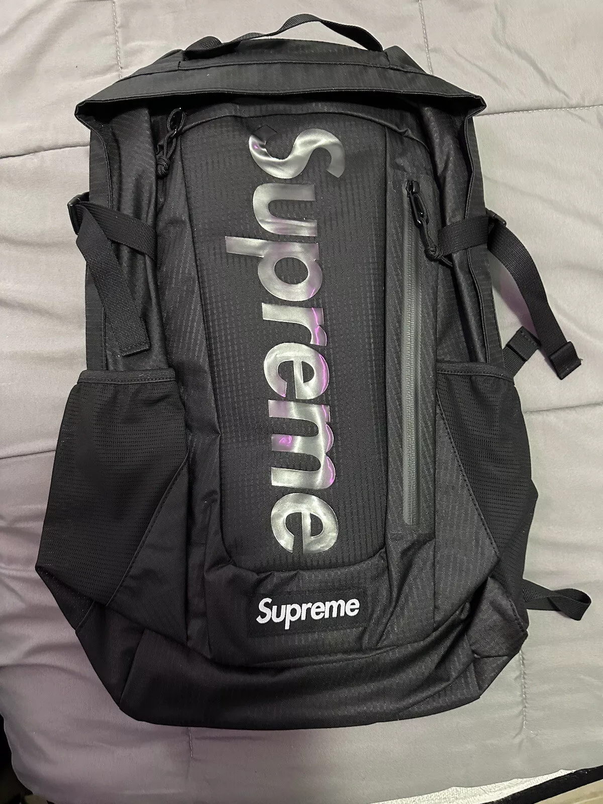 Sac à dos Supreme Cordura SS21 noir sur noir neuf