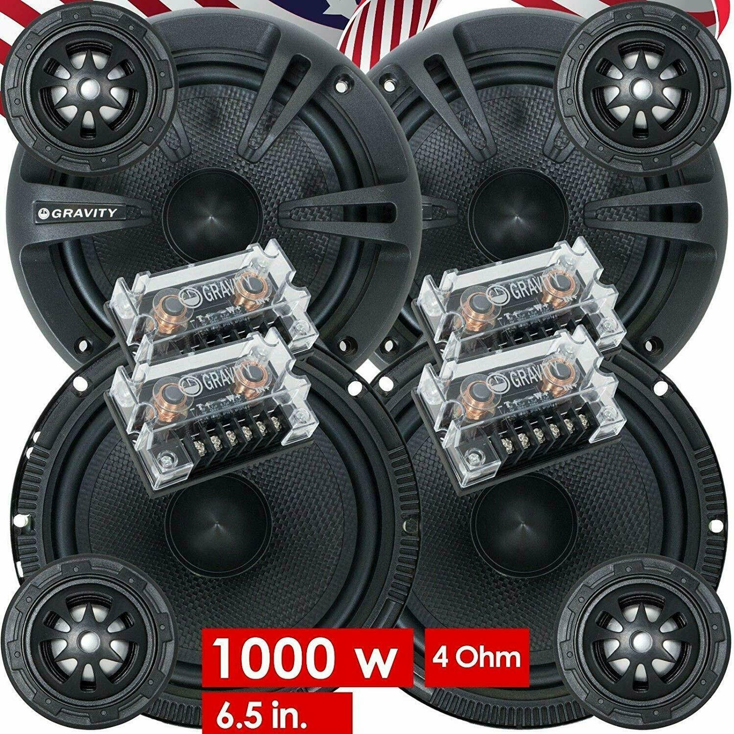 6.5 Door Speakers SoundXtreme 6” 3-Way Coaxial – 350 Watts Max, CEA Rated  (Pair) Car Speakers