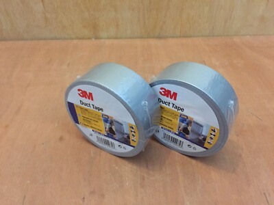 2 x 3M KANALBAND 50 mm x 50M WETTERFEST SILBER extra starke Ente