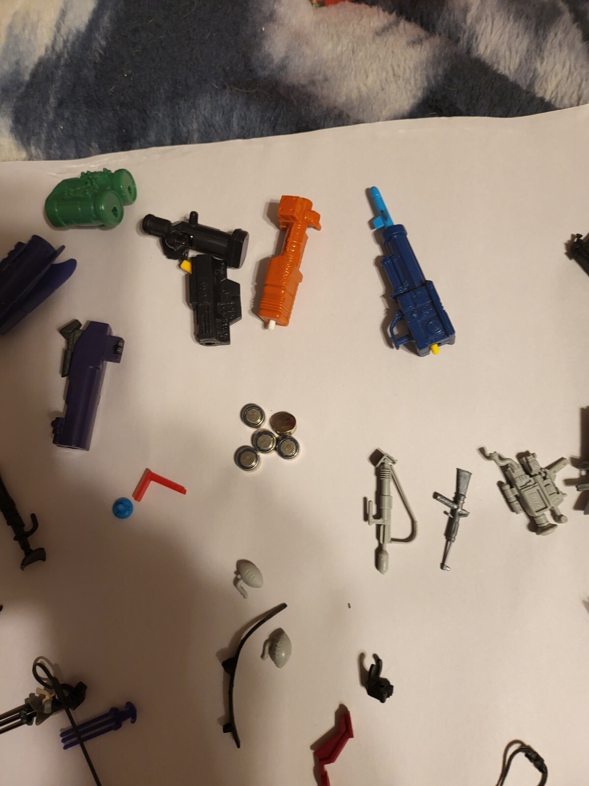 GI Joe Accessories Lot 2 over 50 accessories and weapons, other items
