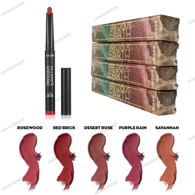 Avon Precious Earth Lippenskulptur Lippenstift. Wählen Sie Ihren Farbton, neu & verpackt 