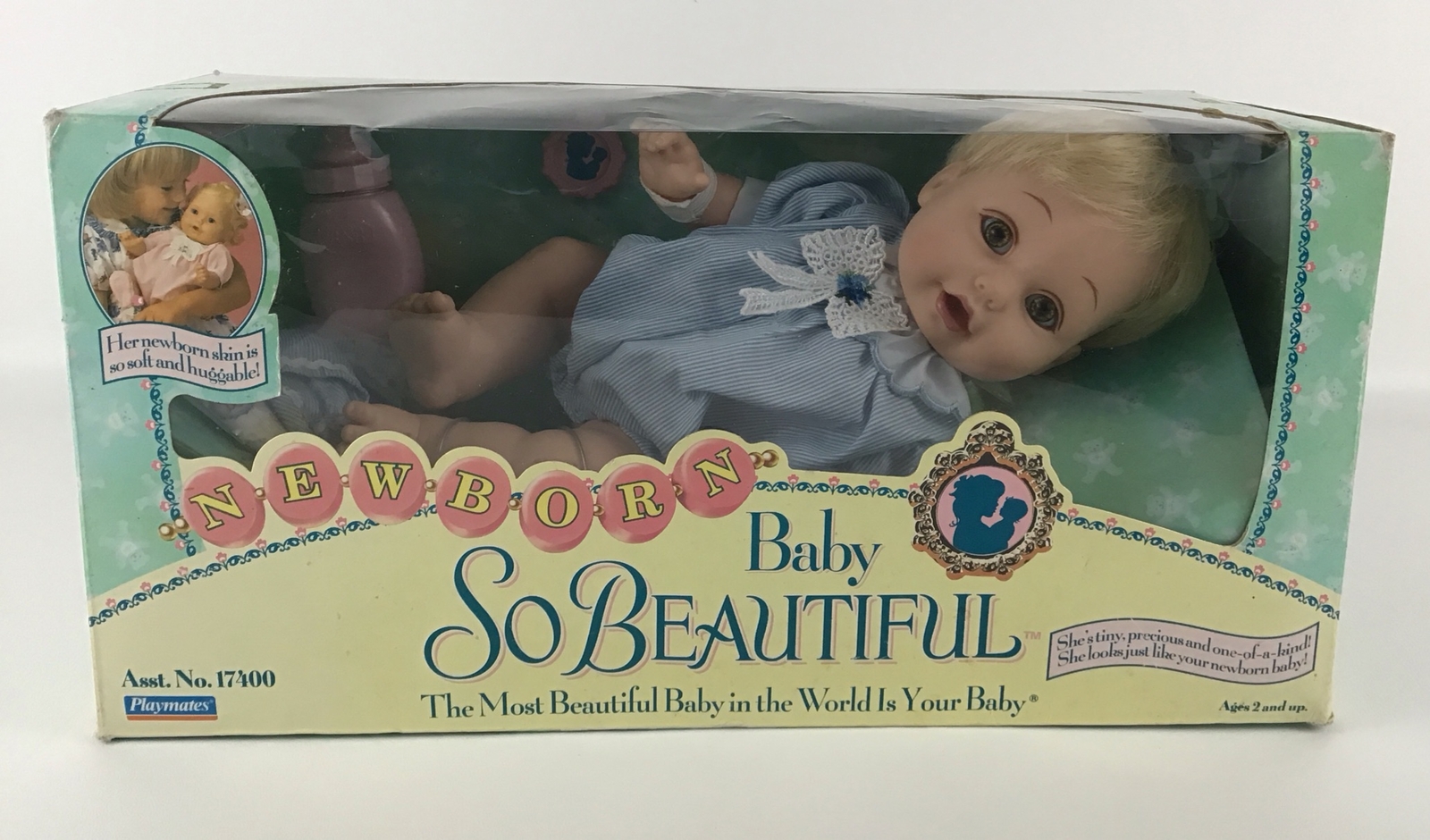 Baby So Beautiful Newborn Baby Girl 12" Doll Vintage 1995 Playmates Old Stock