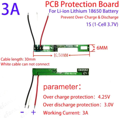 bms 7v pcb lipo