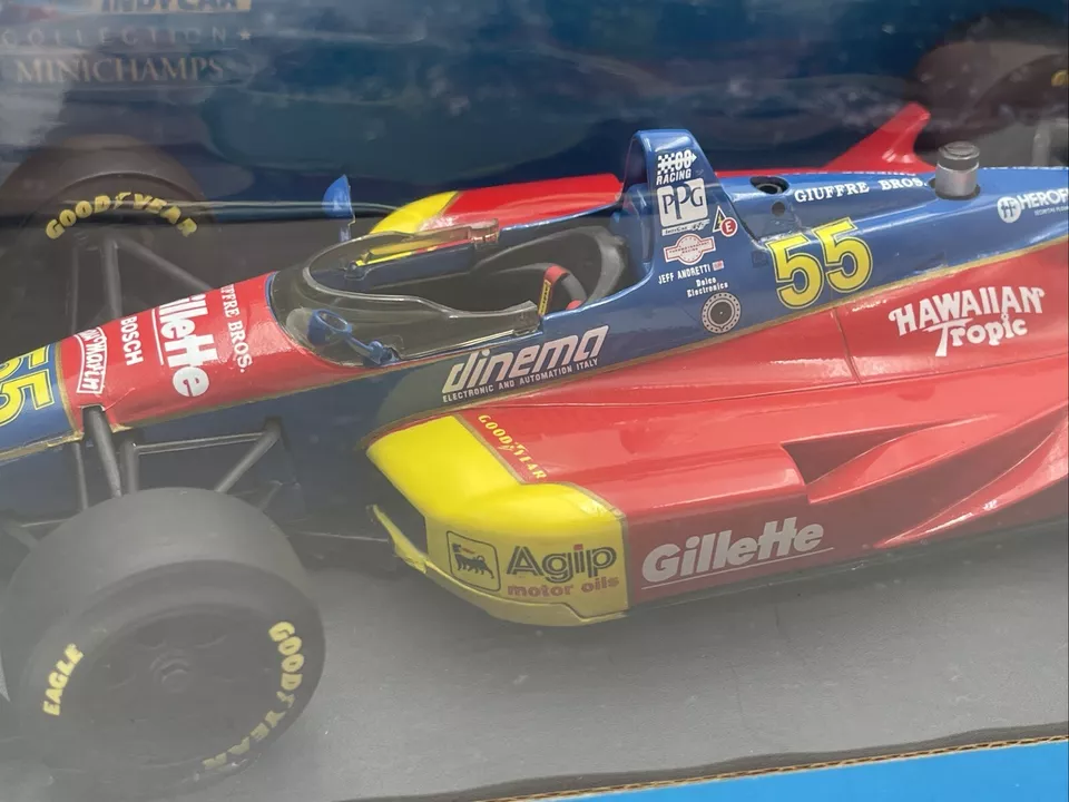 #55 Jeff Andretti Agip/Hawiian Tropic/Gilette 1993 Indy Car 1/18 UT MINICHAMP Foto 4 de 4