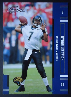 NFL 61 Byron Leftwich Jacksonville Jaguars Play Off Prestige 2005