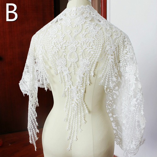 Sequin Embroidered Floral Lace Fabric Wedding Bridal Dress Decor DIY Elegant New - Picture 23 of 28