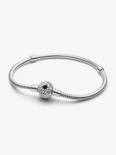 Pandora North Star Clasp Snake Chain Bracelet - 7.5" - 593584C01-19
